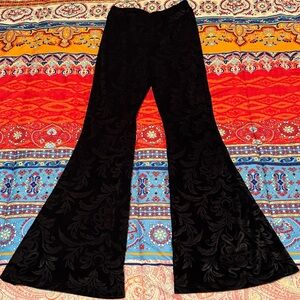 SHEIN Black Flare Pants
